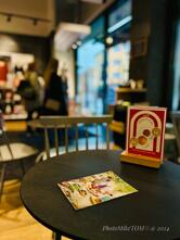 Tchibo shop with coffee bar