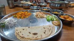 Gujrati thali Annapurna Dininghall