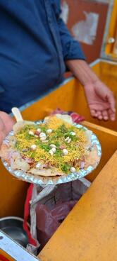 Bhel puri , Batata puri stall ...Mahesh Ji
