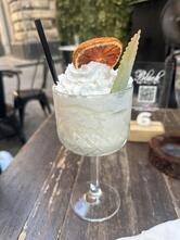 Black cocktail beer bar