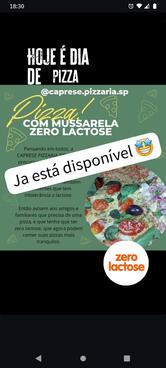 Caprese Pizzaria Delivery Parmegiana Pizza Lanche Forneria Mogi Mirim forno a lenha