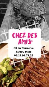 CHEZ DES AMIS