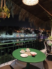 Backyard cafe