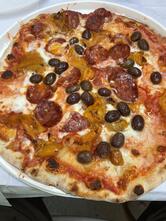 Pizzeria San Giorgio. Gastronomia..D'asporto. Aperti a pranzo.