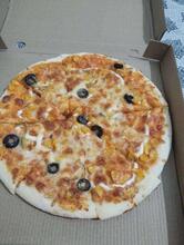 Just baked pizza