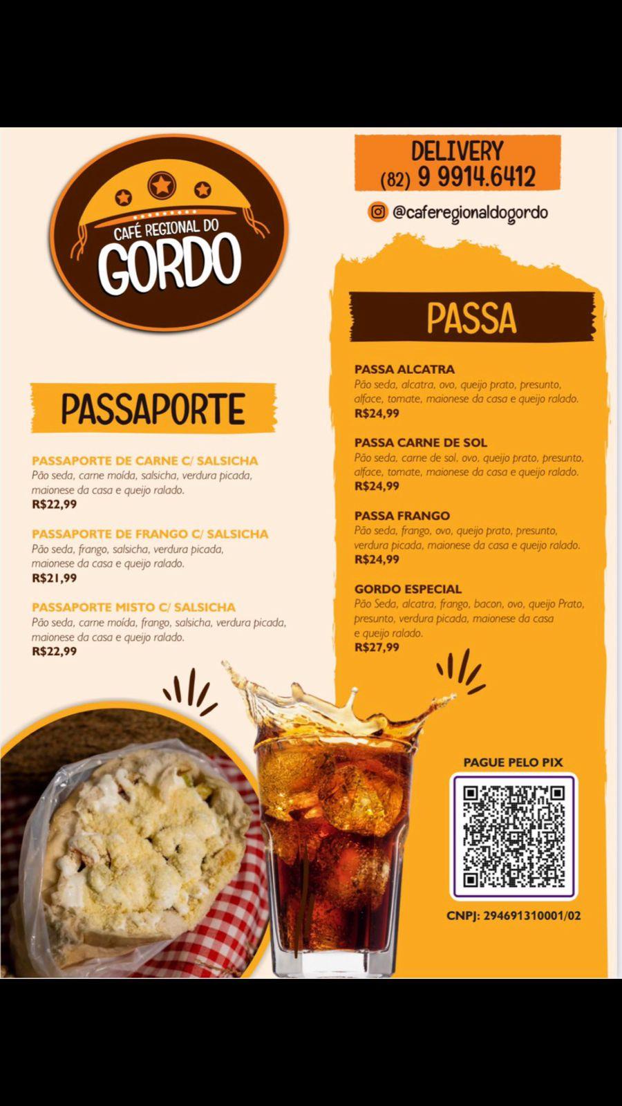 Café Regional e Passaporte do Gordo