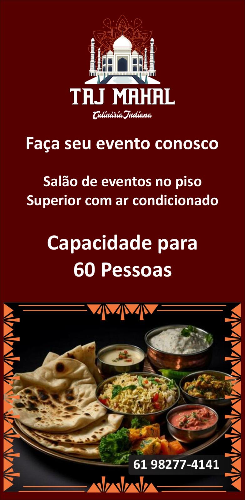 Taj Mahal Culinária Indiana - Águas Claras