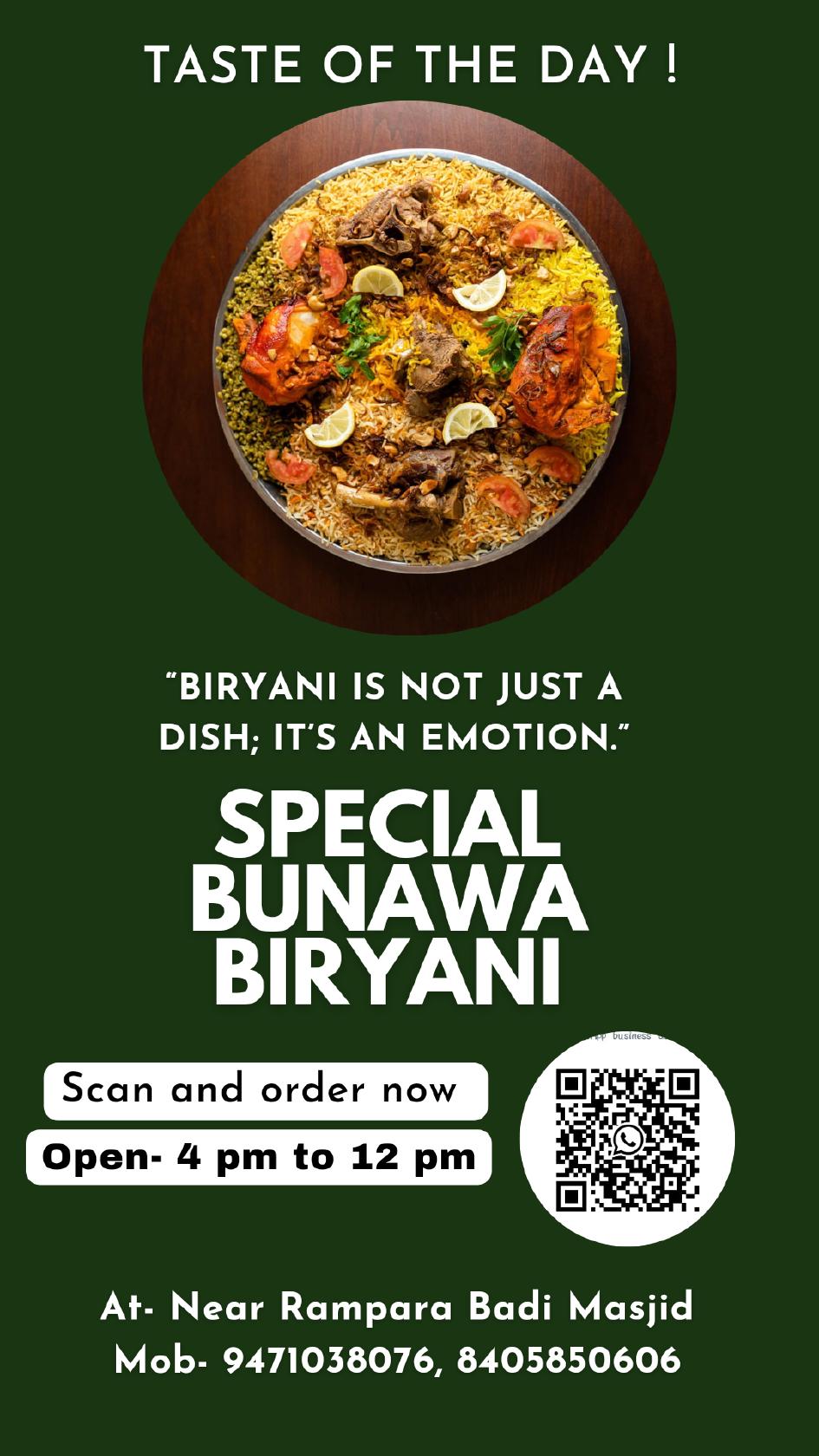Bunawa Biryani & Fast Food Corner