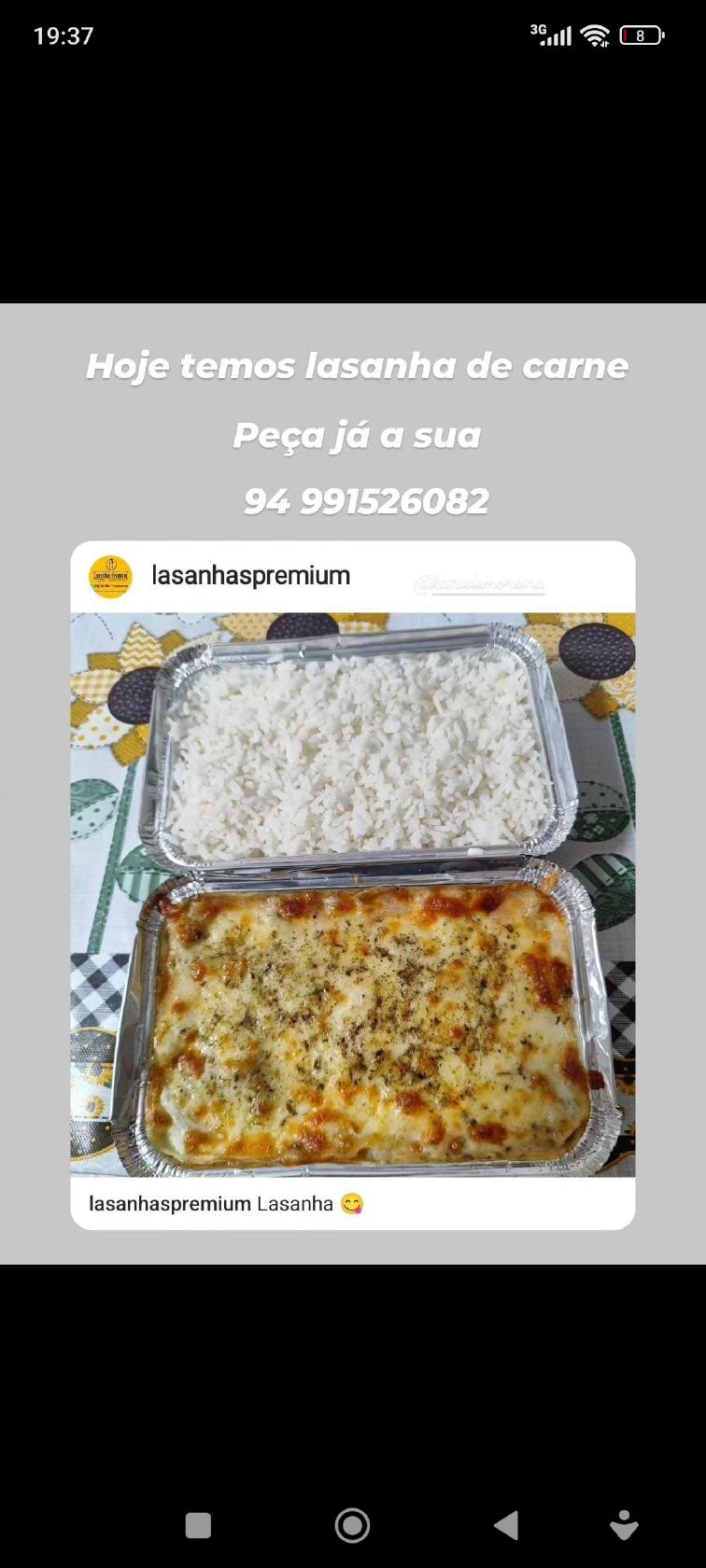 lasanhas Premium