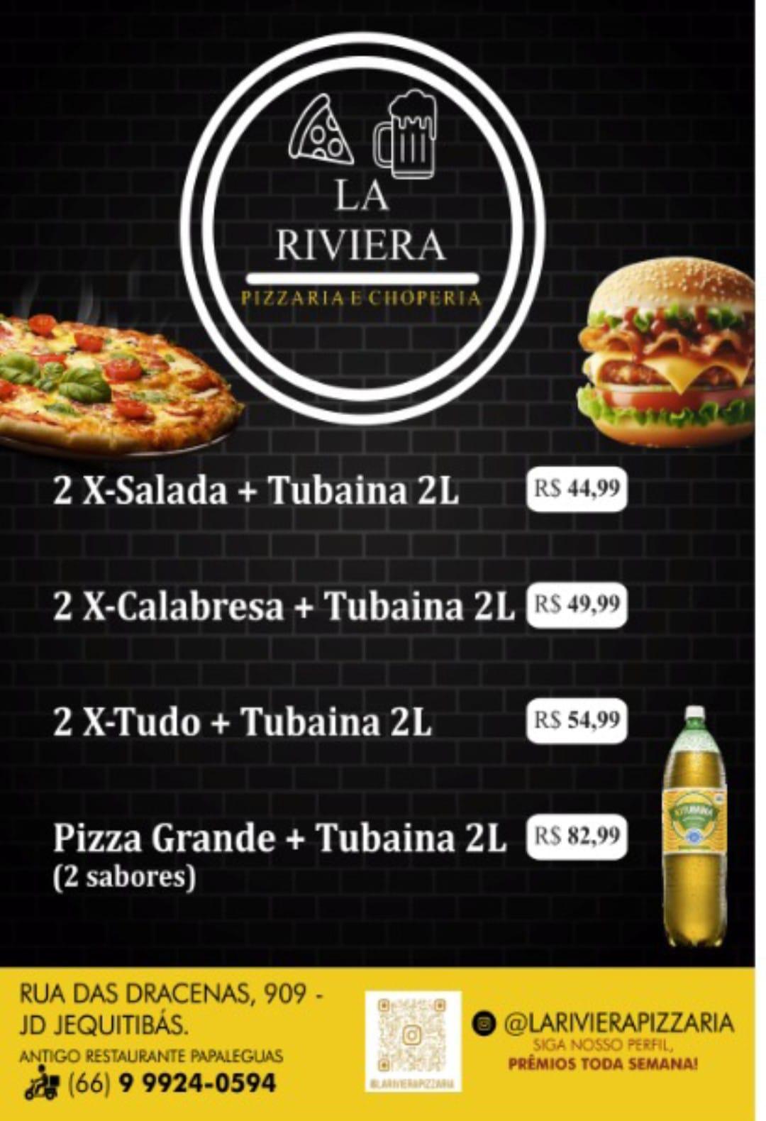 Lá Riviera Hamburgueria, Espetaria, Choperia e Restaurante