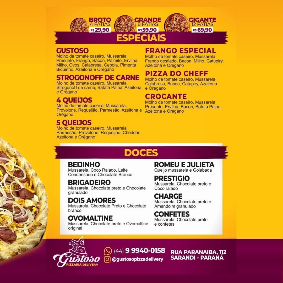 Gustoso Pizzaria Delivery
