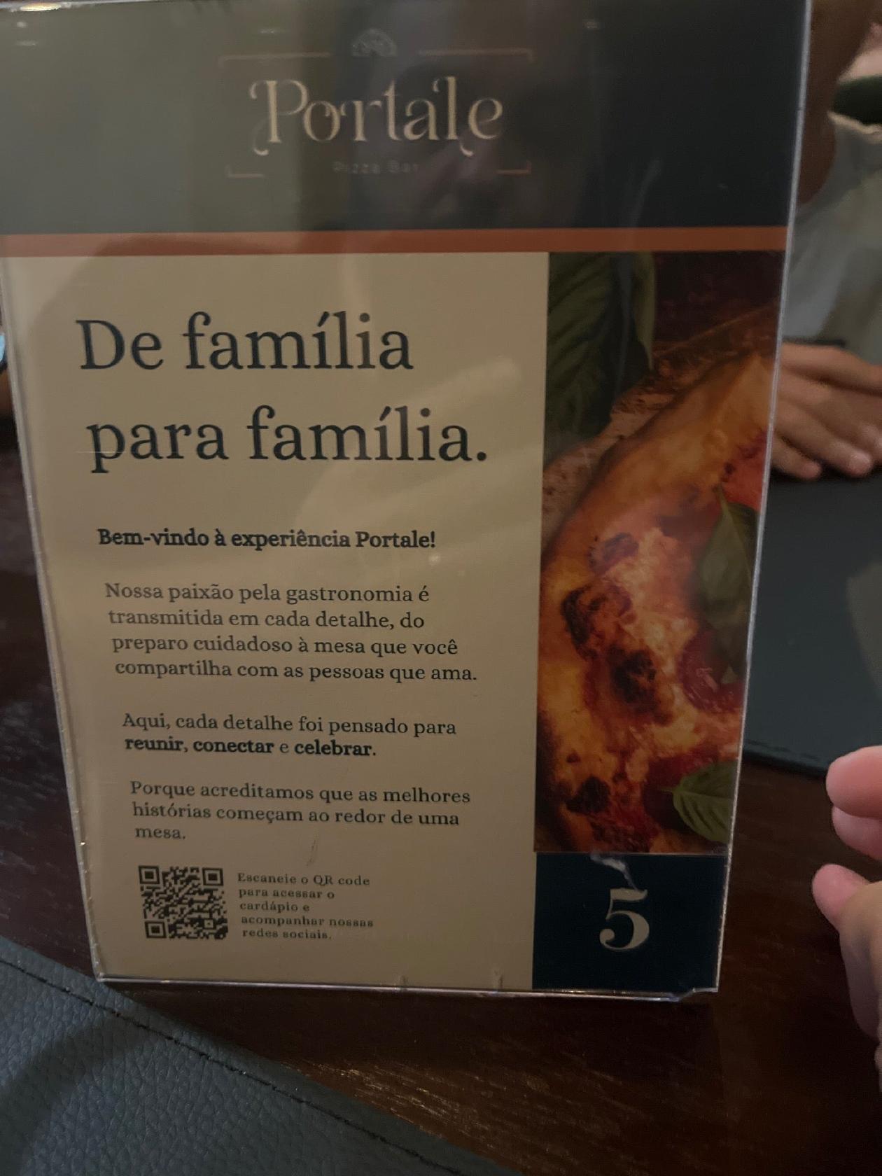 Portale Pizzaria Unidade Sumaré