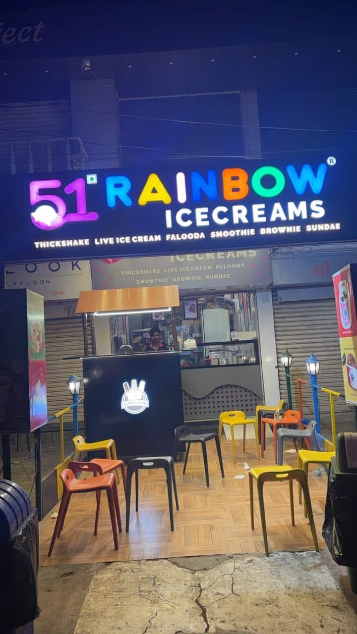 51 Rainbow Icecreams