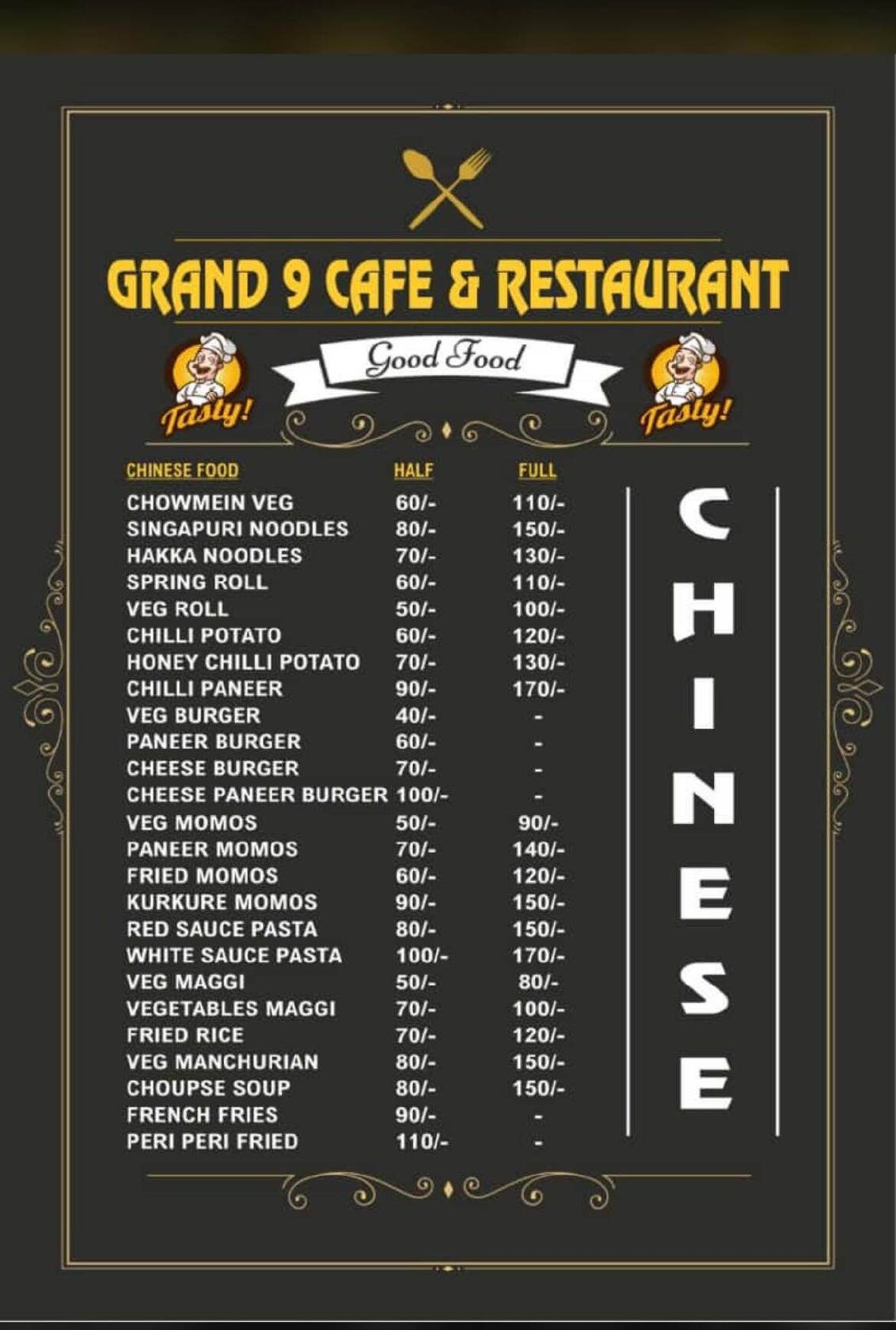 Grand 9 Cafe And Restaurant