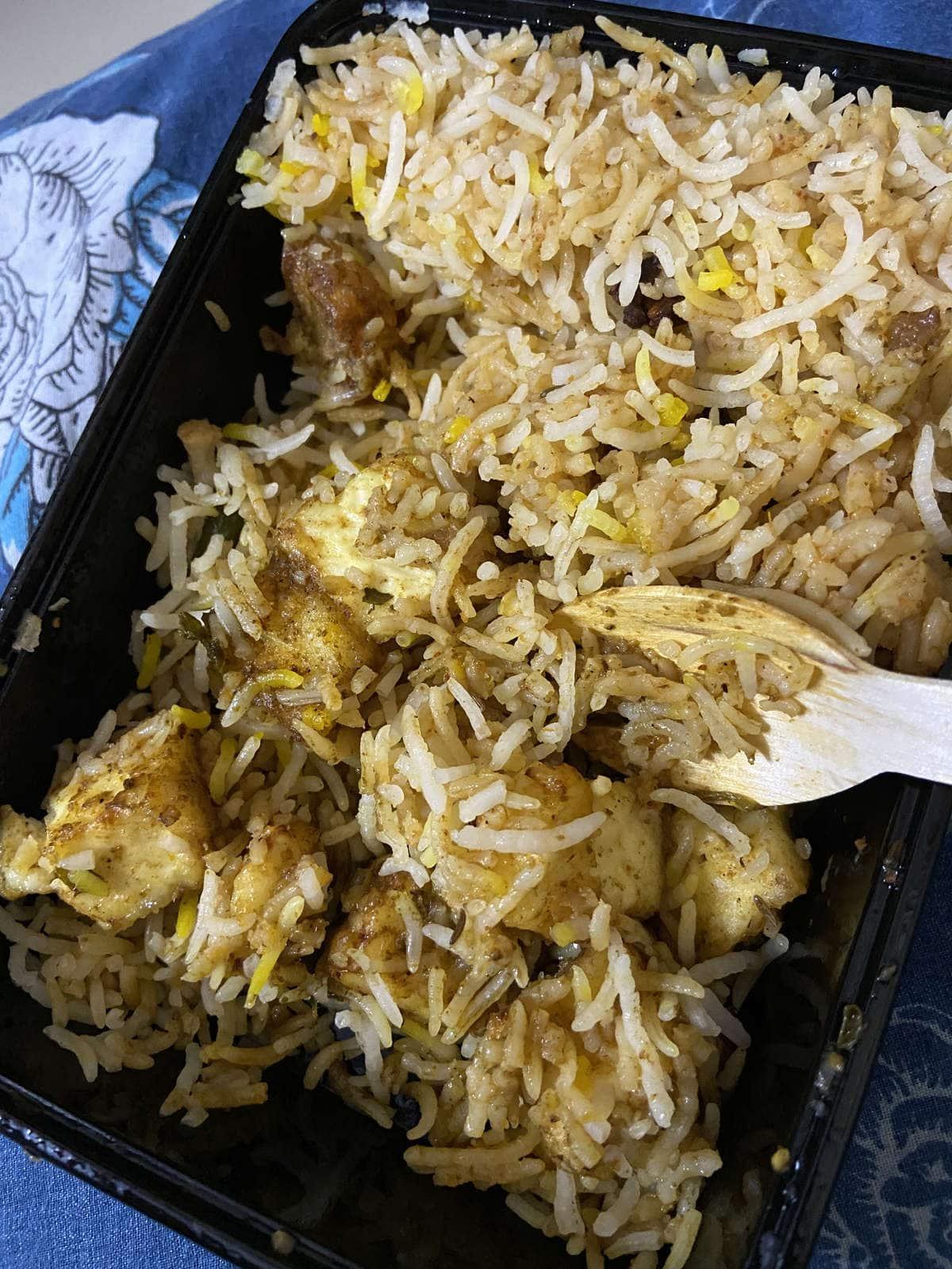 Bikkgane biryani