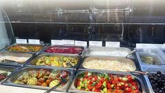 Olive City – Vegan & Meat Buffet Burrito • Falafel • Pizza • Ice Cream Bar