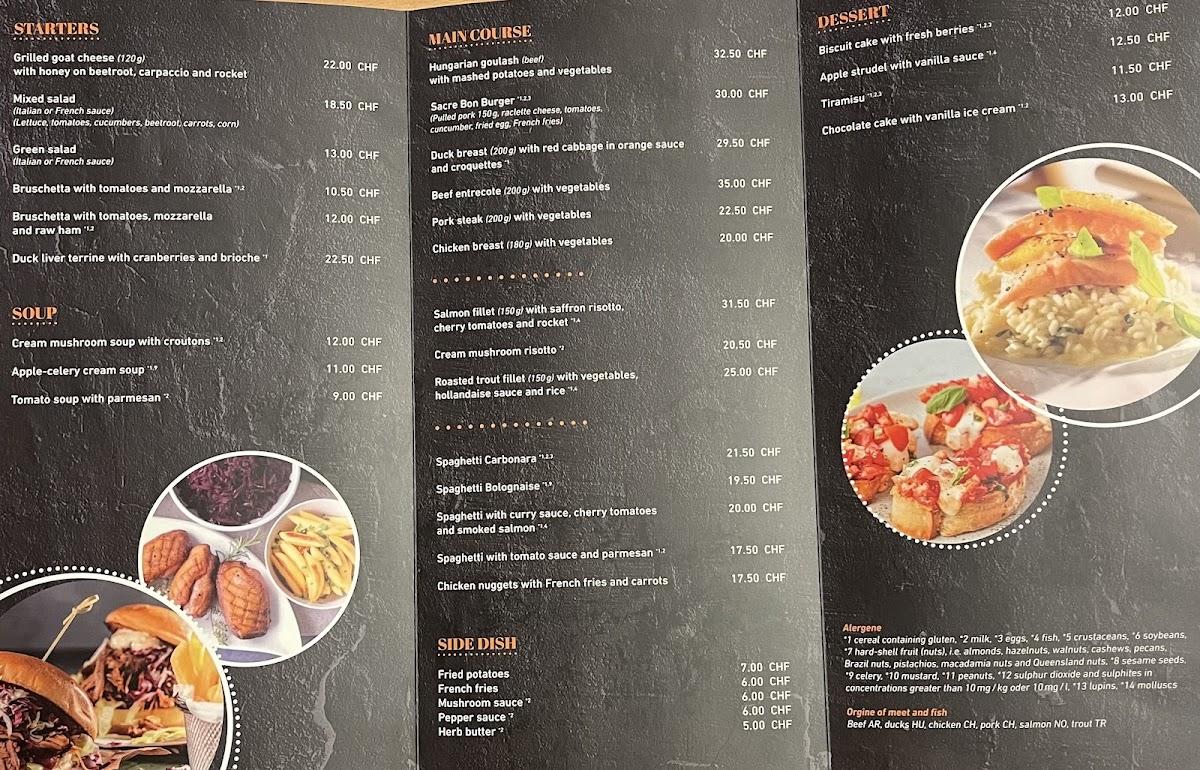 Restaurant Sacré Bon