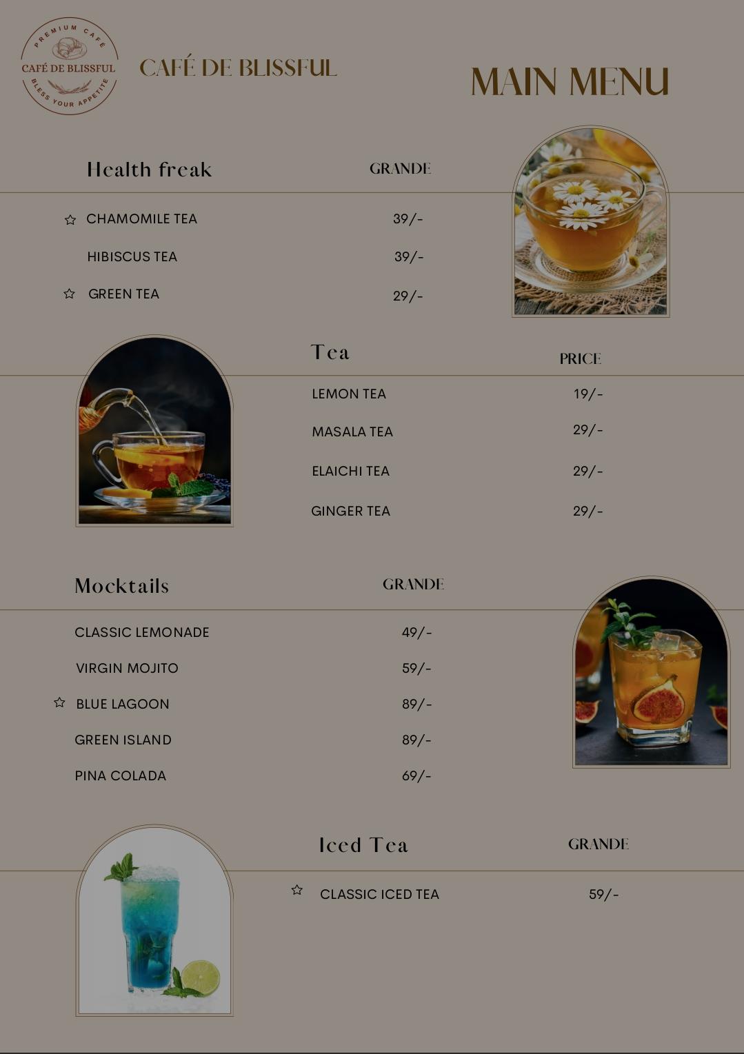 Café de blissful
