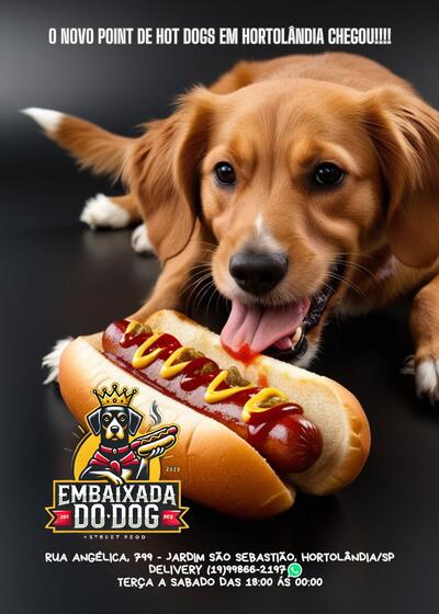 Embaixada do dog foto