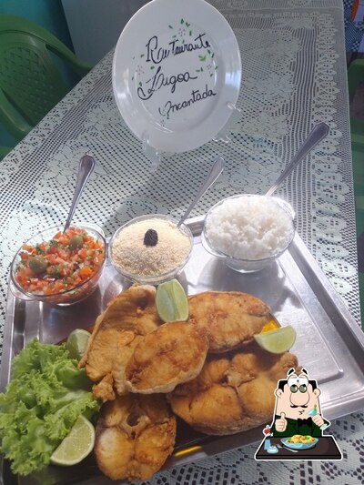 Comida em Restaurante lagoa encantada