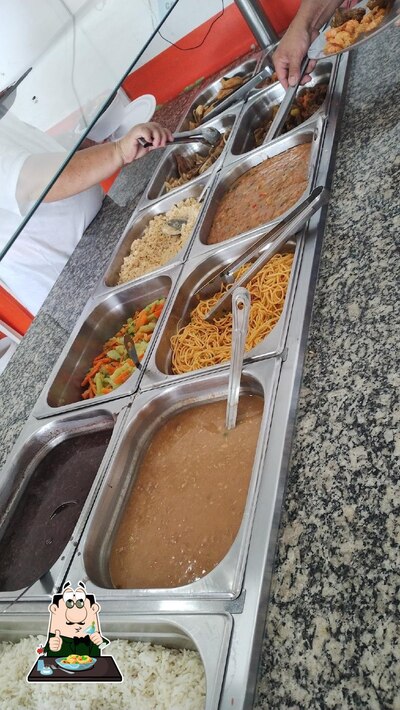 Comida em Restaurante Tia Maria