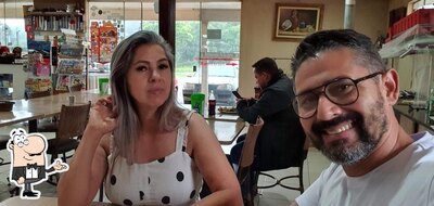 O interior do Lanchonete Pé da Serra