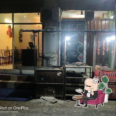 The interior of Bonfire Restaurant