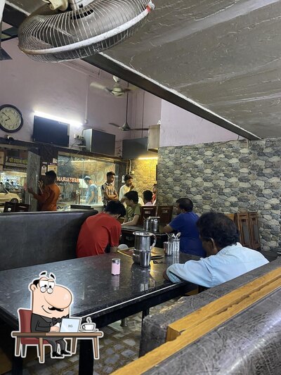 The interior of RAJHANS RESTAURANT