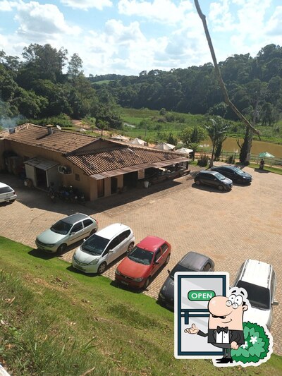 Você pode espairecer no exterior Restaurante 5 lagos
