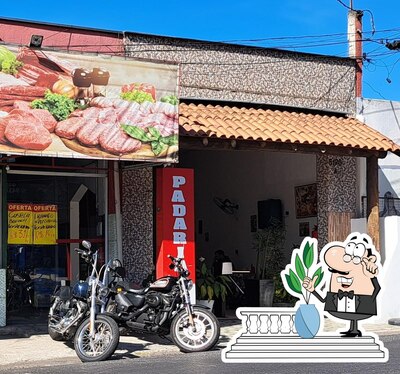 Você pode espairecer no exterior Padaria Santa Inês