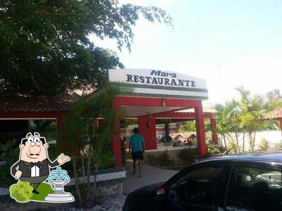Veja a parte externa do Mara Restaurante