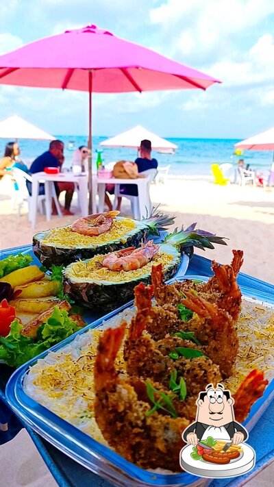 Comida em Cantina Rústica Praia