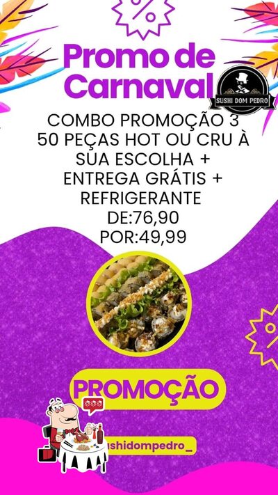 Sushi Dom Pedro + Impérial Burguer foto