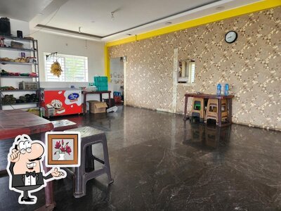 Take a seat at one of the tables at Tharavad Kitchen