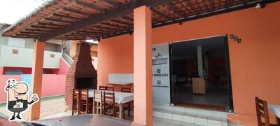 O interior do Restaurante Tempero da Dora