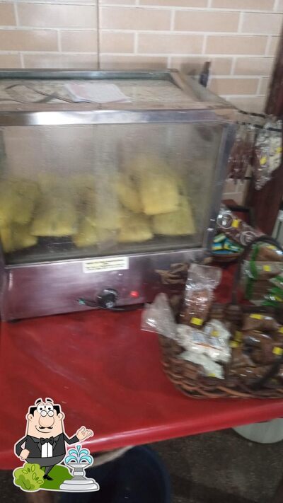 Você pode espairecer no na área externa do Restaurante Flor de Pequi