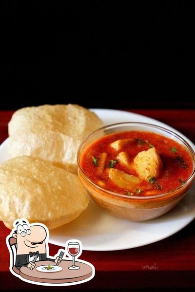 Food at Namaste Wala