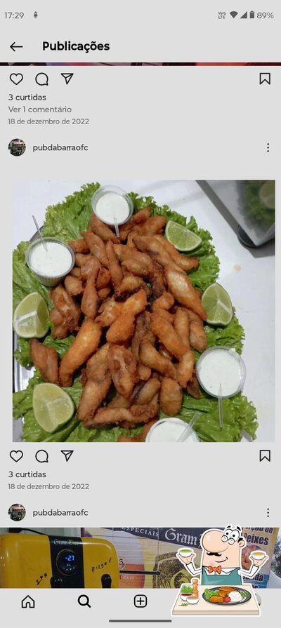 Platos en Pub da Barra
