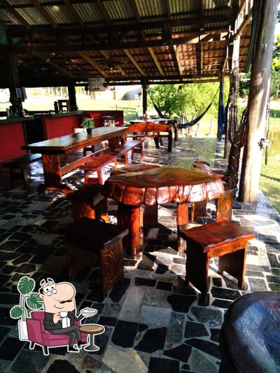 O interior do Recanto do Sena