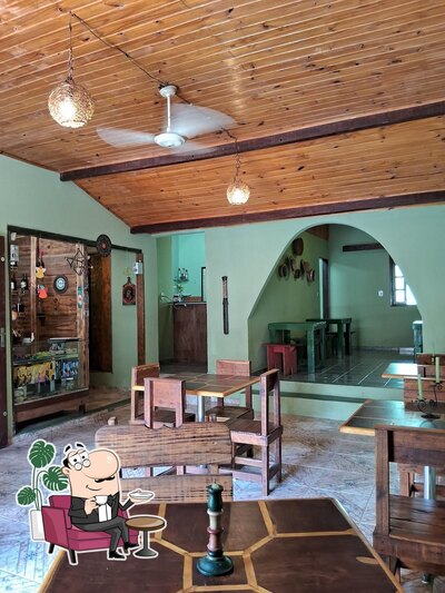 O interior do Espaço Larica's