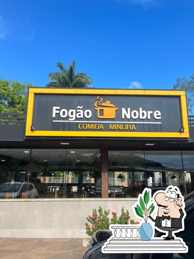 Veja imagens do exterior do Fogão Nobre Comida Mineira