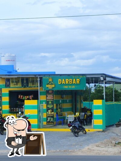 Check out the outside area of DARBAR STREET THE CAFE