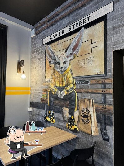 L'intérieur de Central Burger