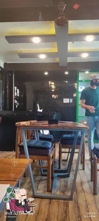 The interior of Cafe Shinur