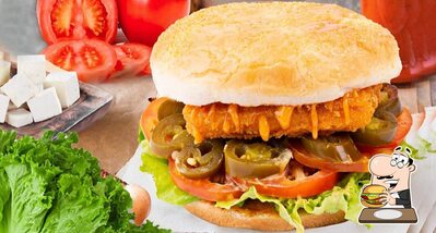 Try out a burger at PVR Café