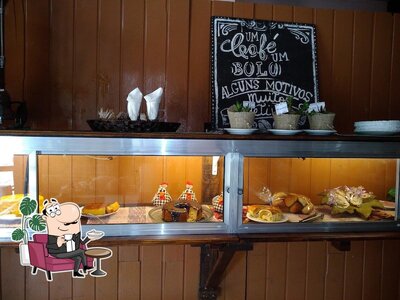 O interior do Cafeteria Armazém do Sabor