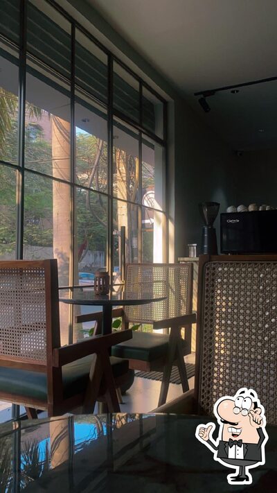 Take a seat at one of the tables at Chérie’s