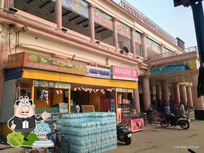 You can get some fresh air at the outside area of IRCTC Food Track