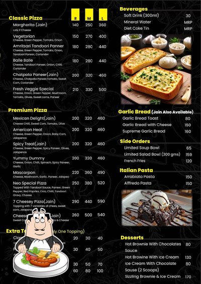 Meals at Neo Politan Pizza, Navsari