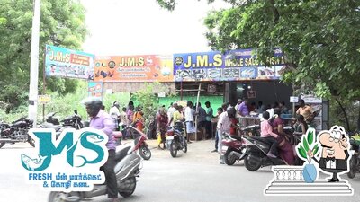 Check out how JMS Fish Market looks outside